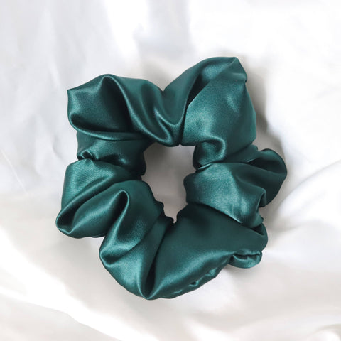 Tana's Scrunchies  - Evergreen Satin Scrunchie