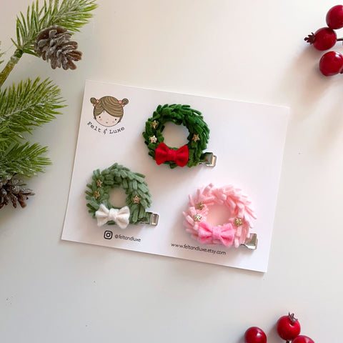 Felt and Luxe-Wreath  - 1