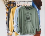 Daisy and Pinecone Collection - Bonfire Hoodie (Heather Green)-Small - 1