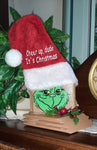 Lynn's Embroidery - Wooden Grinch decor - 1