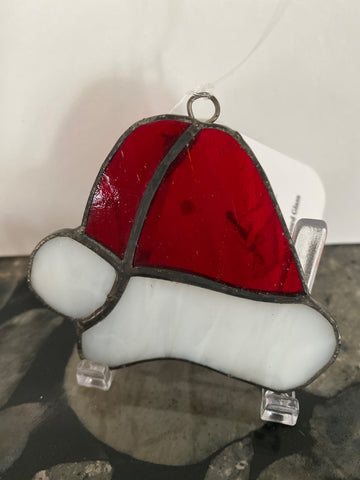 Cutting Edge Stained Glass - Santa Hat - 1