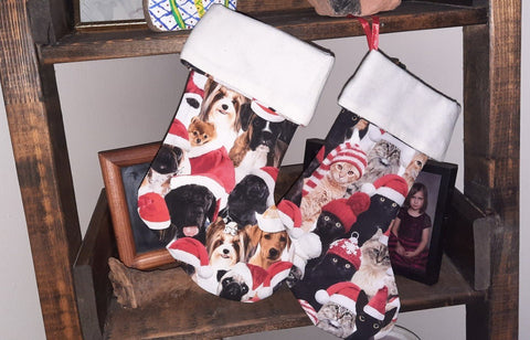 Lynn's Embroidery - Christmas Stocking pets - 1