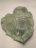 Samantha L Pottery - Granite Monstera Platter - 1