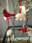 Twisted Feathers - Hand Carved Ornaments - 1