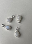 Second Aura - Necklace W/ Pendant - Gemstone Teardrop Silver - 3