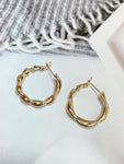 Moon Jewellery - Earrings - Brass/Gold Plated