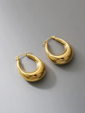 Moon Jewellery - Earrings - Stainless Steel/Plated Gold