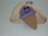 Green Hedge Creations - Ice Cream Cone Key Chain/Bag Charm - 1