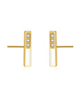 Moon Jewellery - Earrings 925 Sterling Silver/Gold Plated